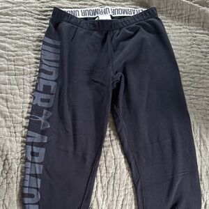 Under Armour Black Joggers with Large Side Logo